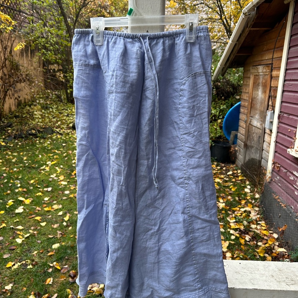 Light Blue Drawstring skirt